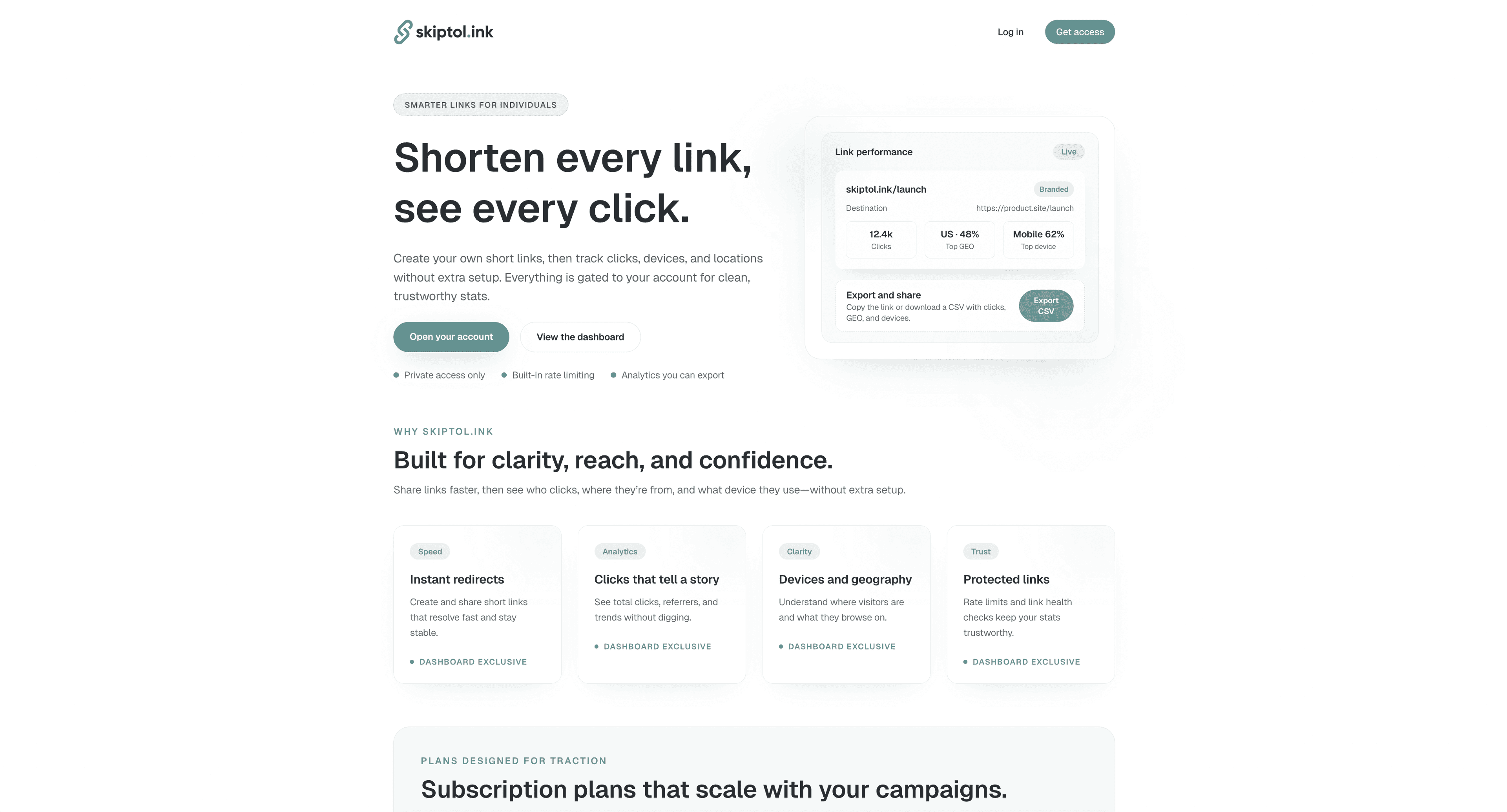 Skip to Link preview